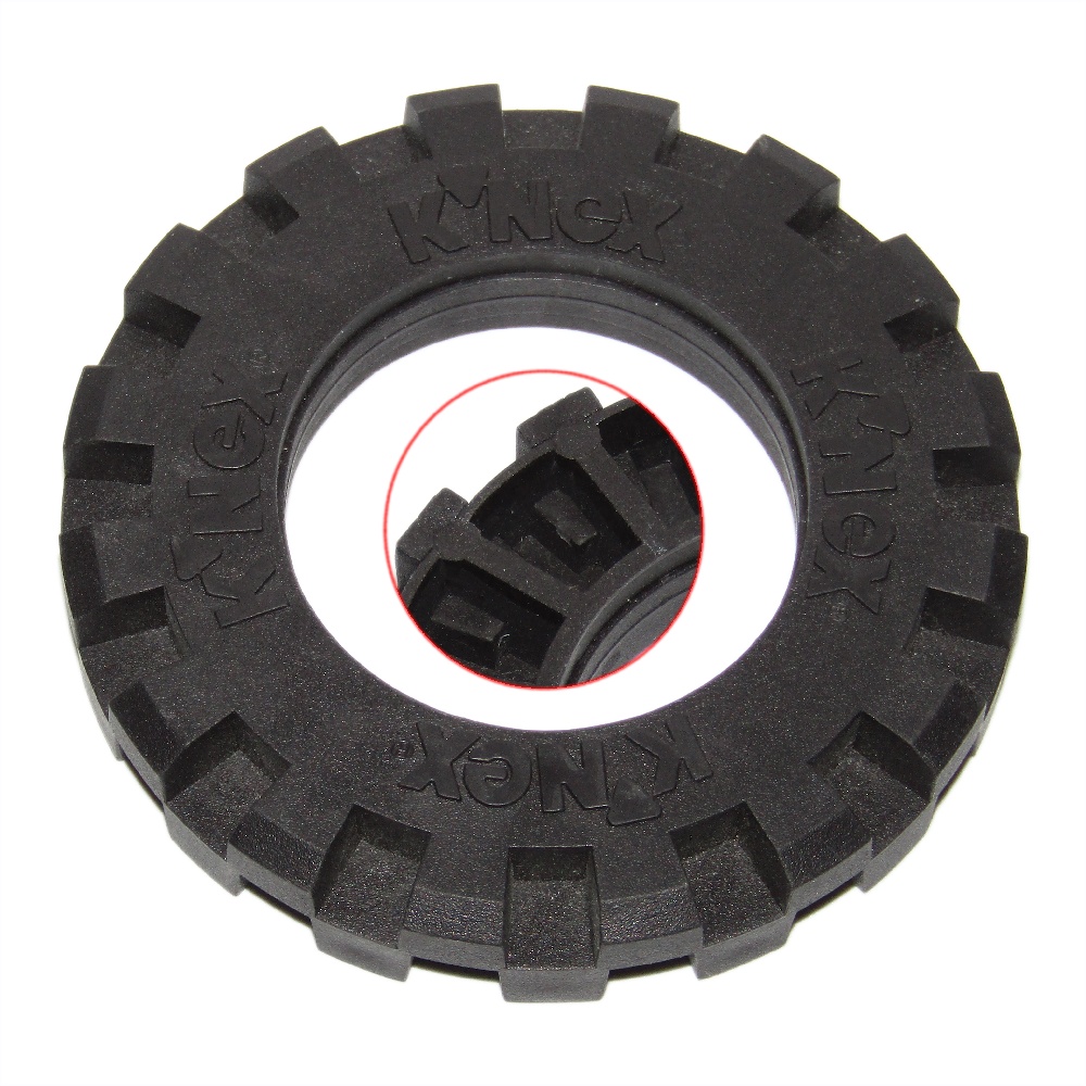 Black Tire Rubber - 3.5 in. (Ver. A)