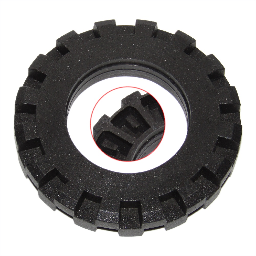 Black Tire Rubber - 3.5 in. (Ver. B)