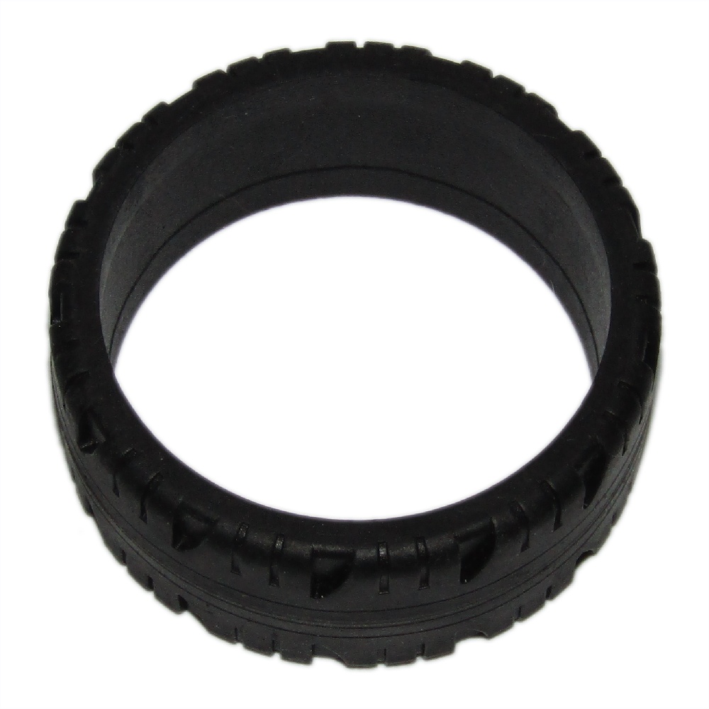 Black Tire Rubber - 2 in.
