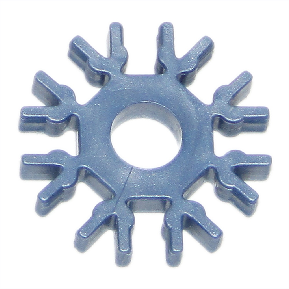 Metallic Blue Connector - Standard Size Hole
