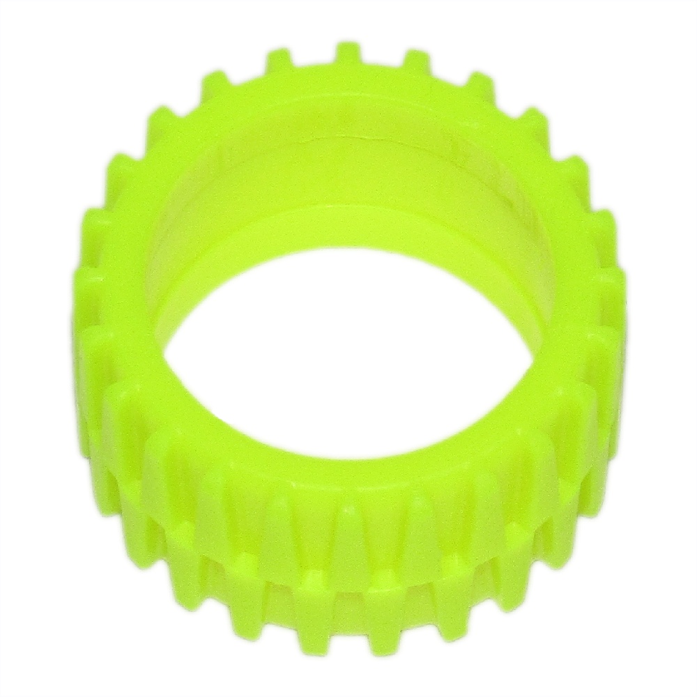 Neon Yellow Tire Rubber
